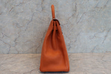 将图片加载到图库查看器，HERMES KELLY 35 Chevre myzore goatskim Orange □H刻印 Shoulder bag 600080135
