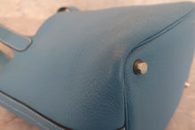 Load image into Gallery viewer, HERMES PICOTIN PM Clemence leather Blue jean Hand bag 700120057
