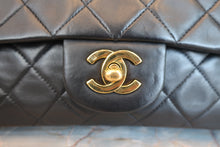 將圖片載入圖庫檢視器 CHANEL/シャネル マトラッセＷフラップＷチェーンショルダーバッグ ラムスキン ブラック/ゴールド金具 ショルダーバッグ 800060169

