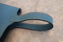 Load image into Gallery viewer, HERMES PICOTIN PM Clemence leather Blue jean Hand bag 700120057
