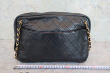 Load image into Gallery viewer, CHANEL Matelasse chain shoulder bag Lambskin Black/Gold hadware Shoulder bag 800050113
