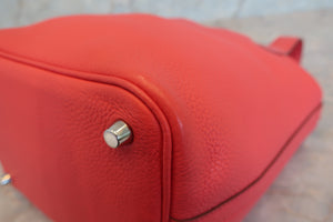 HERMES／エルメス ピコタンロックＰＭ トリヨンクレマンス ブーゲンビリア □N刻印 ハンドバッグ 700040064
