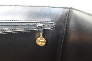 CHANEL/シャネル ビコローレバニティ ラムスキン ブラック/ゴールド金具 バニティ 700090159