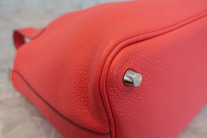 HERMES／エルメス ピコタンロックＰＭ トリヨンクレマンス ブーゲンビリア □N刻印 ハンドバッグ 700040064