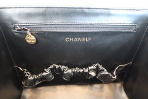 CHANEL/シャネル ビコローレバニティ ラムスキン ブラック/ゴールド金具 バニティ 700090159