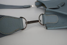 Load image into Gallery viewer, HERMES EVELYNE 3PM Clemence leather Blue lin □P Engraving Shoulder bag 800100016
