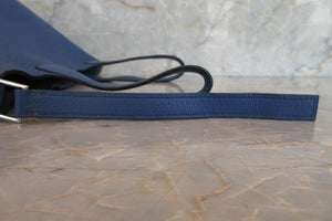 HERMES／エルメス ピコタンＰＭ トリヨンクレマンス ブルー □J刻印 ハンドバッグ 700060130
