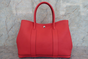 HERMES／エルメス ガーデンパーティPM ネゴンダ ブーゲンビリア □N刻印 トートバッグ 700080120