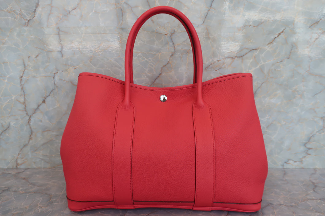 HERMES／エルメス ガーデンパーティPM ネゴンダ ブーゲンビリア □N刻印 トートバッグ 700080120
