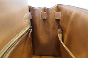 HERMES／エルメス ケリー28 クシュベル ゴールド 〇X刻印 ショルダーバッグ 700070041