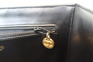 CHANEL/シャネル ビコローレバニティ ラムスキン ブラック/ゴールド金具 バニティ 700090159