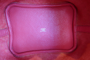 HERMES／エルメス ピコタンロックＰＭ トリヨンクレマンス ブーゲンビリア □N刻印 ハンドバッグ 700040064