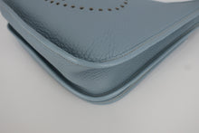 Load image into Gallery viewer, HERMES EVELYNE 3PM Clemence leather Blue lin □P Engraving Shoulder bag 800100016
