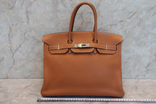 画像をギャラリービューアに読み込む, HERMES／エルメス バーキン35 トリヨンクレマンス ゴールド □I刻印 ハンドバッグ 700070060
