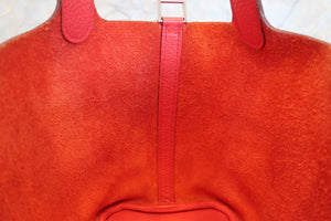 HERMES／エルメス ピコタンロックＰＭ トリヨンクレマンス ブーゲンビリア □N刻印 ハンドバッグ 700040064