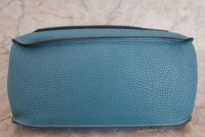 HERMES／エルメス ジプシエール28 トリヨンクレマンス ブルージーン □P刻印 ショルダーバッグ 700030056