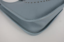 Load image into Gallery viewer, HERMES EVELYNE 3PM Clemence leather Blue lin □P Engraving Shoulder bag 800100016
