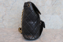 Load image into Gallery viewer, CHANEL Matelasse chain back pack Lambskin Black/Gold hadware Back pack 600090197
