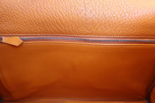 Load image into Gallery viewer, HERMES KELLY 35 Chevre myzore goatskim Orange □H Engraving Shoulder bag 600080135
