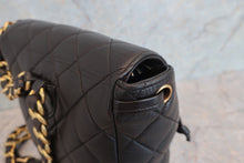 Load image into Gallery viewer, CHANEL Matelasse chain back pack Lambskin Black/Gold hadware Back pack 600090197
