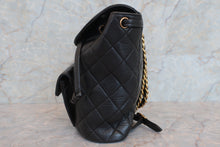 Load image into Gallery viewer, CHANEL Matelasse chain back pack Lambskin Black/Gold hadware Back pack 600090197
