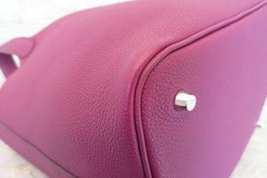 HERMES／エルメス ピコタンロックＭＭ トリヨンクレマンス アネモネ D刻印 ハンドバッグ 700060219
