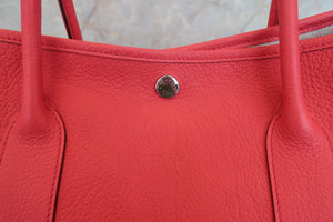 HERMES／エルメス ガーデンパーティPM ネゴンダ ブーゲンビリア □N刻印 トートバッグ 700080120