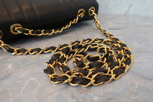 CHANEL/シャネル マドモアゼルチェーンショルダーバッグ ラムスキン ブラック/ゴールド金具 ショルダーバッグ 700090164