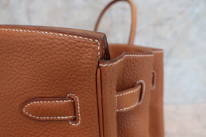HERMES／エルメス バーキン35 トリヨンクレマンス ゴールド □I刻印 ハンドバッグ 700070060