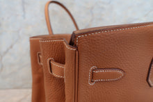 画像をギャラリービューアに読み込む, HERMES／エルメス バーキン35 トリヨンクレマンス ゴールド □I刻印 ハンドバッグ 700070060
