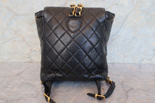 画像をギャラリービューアに読み込む, CHANEL/シャネル マトラッセチェーンリュック ラムスキン ブラック/ゴールド金具 リュック 700100233
