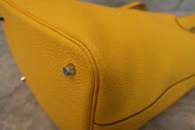 Load image into Gallery viewer, HERMES PICOTIN LOCK MM Clemence leather Jaune de naples D Engraving Hand bag 700120056
