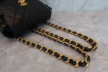 Load image into Gallery viewer, CHANEL Matelasse chain back pack Lambskin Black/Gold hadware Back pack 600090197
