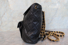 画像をギャラリービューアに読み込む, CHANEL/シャネル マトラッセチェーンリュック ラムスキン ブラック/ゴールド金具 リュック 700100233
