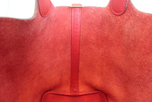 将图片加载到图库查看器，HERMES PICOTIN LOCK PM Clemence leather Rouge casaque C刻印 Hand bag 600040175
