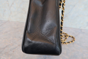 CHANEL/シャネル マドモアゼルチェーンショルダーバッグ ラムスキン ブラック/ゴールド金具 ショルダーバッグ 700090164