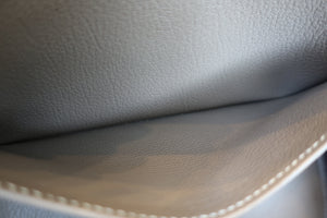 HERMES BIRKIN30 Personal order Clemence leather Parchemin/Etoupe gray □N Engraving Hand bag 700050246