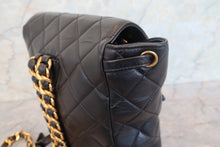 画像をギャラリービューアに読み込む, CHANEL/シャネル マトラッセチェーンリュック ラムスキン ブラック/ゴールド金具 リュック 700100233
