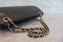 画像をギャラリービューアに読み込む, CHANEL/シャネル マトラッセＷフラップチェーンショルダーバッグ ラムスキン ブラック/ゴールド金具 ショルダーバッグ 800080129
