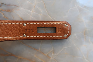 HERMES／エルメス バーキン35 トリヨンクレマンス ゴールド □I刻印 ハンドバッグ 700070060