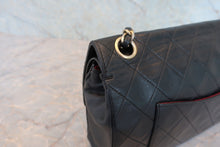 画像をギャラリービューアに読み込む, CHANEL/シャネル マトラッセＷフラップチェーンショルダーバッグ ラムスキン ブラック/ゴールド金具 ショルダーバッグ 800080129
