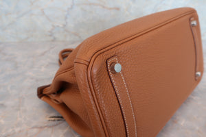 HERMES／エルメス バーキン30 トゴ ゴールド □M刻印 ハンドバッグ 700080123