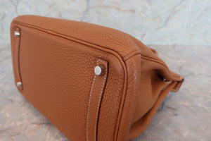HERMES／エルメス バーキン30 トゴ ゴールド □M刻印 ハンドバッグ 700080123
