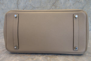 HERMES／エルメス バーキン35 トゴ トゥルティエールグレー □N刻印 ハンドバッグ 700040039