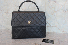 将图片加载到图库查看器，CHANEL/香奈儿 CF 梯形 手提包 荔枝皮 Black/Gold hadware(黑色/金色金属) 手提包 800070034
