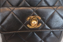 Load image into Gallery viewer, CHANEL Matelasse chain back pack Lambskin Black/Gold hadware Back pack 600090197
