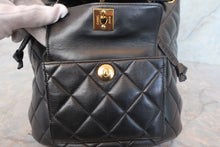 画像をギャラリービューアに読み込む, CHANEL/シャネル マトラッセチェーンリュック ラムスキン ブラック/ゴールド金具 リュック 700100233
