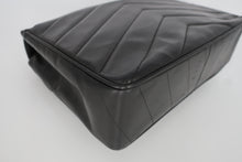將圖片載入圖庫檢視器 CHANEL/シャネル Vステッチチェーンショルダーバッグ ラムスキン ブラック/ゴールド金具 ショルダーバッグ 800100015

