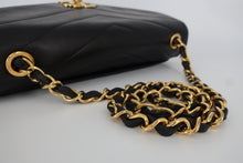 將圖片載入圖庫檢視器 CHANEL/シャネル Vステッチチェーンショルダーバッグ ラムスキン ブラック/ゴールド金具 ショルダーバッグ 800100015
