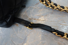 画像をギャラリービューアに読み込む, CHANEL/シャネル マトラッセチェーンリュック ラムスキン ブラック/ゴールド金具 リュック 700100233
